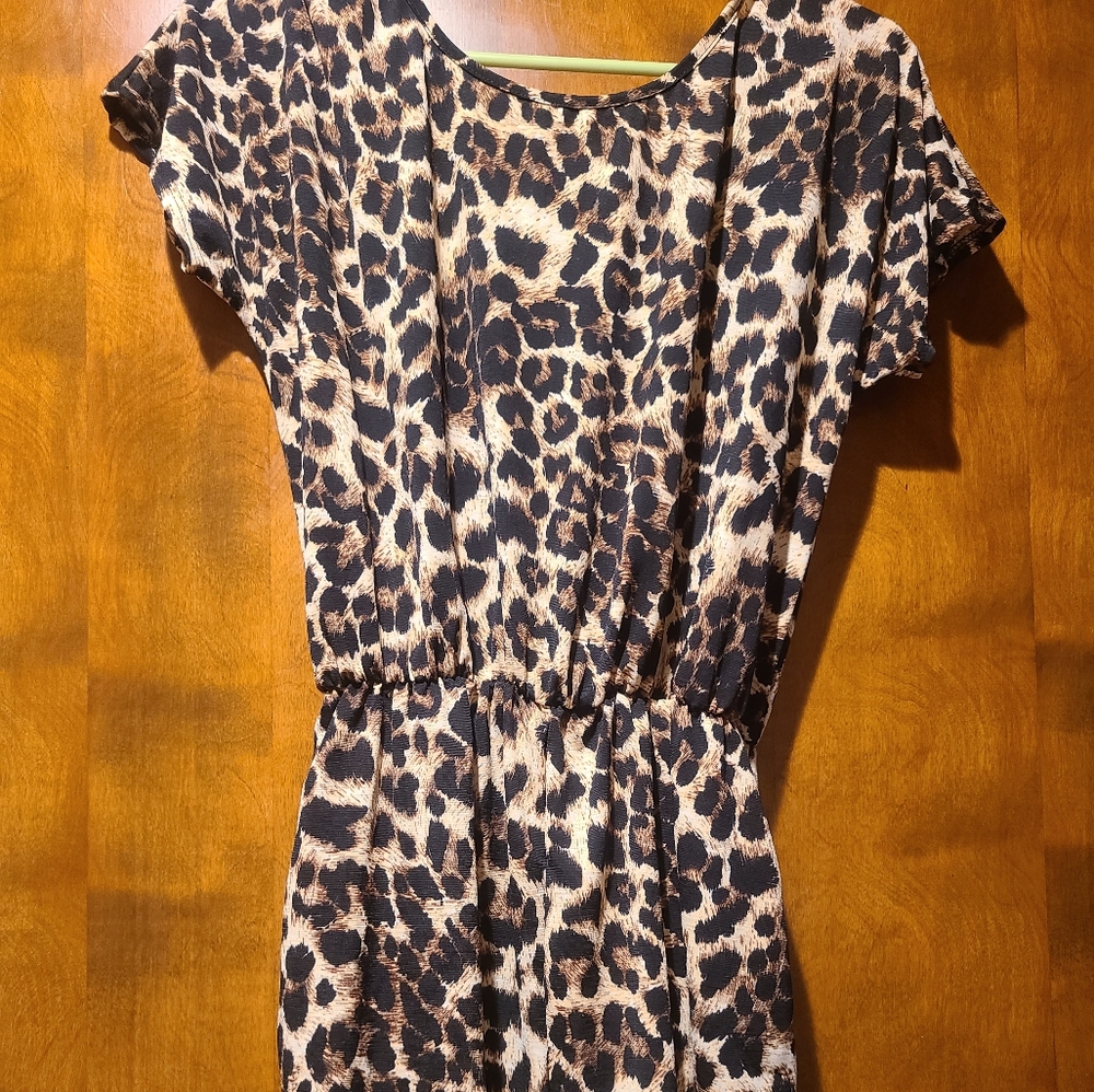Leopard romper